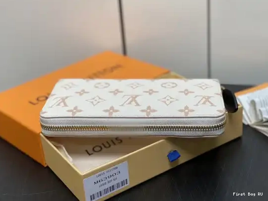 First bag ru VUITTON Zippy WALLET-19.5*10.5*2.5cm Portefeuille LOUIS 0520